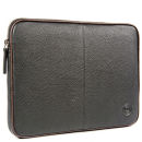 dbramante1928 Leather Laptop Case 13 Inch - 14 Inch - Black and Brown Piping