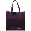Ted Baker Twincon Glitter Bow Icon Bag - Deep Purple