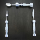 Eat Fit Dumb Bell Cutlery Set