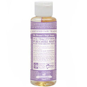 Dr. Bronner's Magic Soaps Organic Lavender Castille Liquid Soap (118ml)