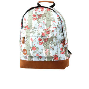 Mi-Pac Floral Blue Rose Print Backpack