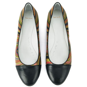 フラットシューズ PAUL SMITH Woman Flat shoes Yellow W1STBS04PNUB 10 Paul Smith Shoes Women's Albers Swirl Leather Pumps - Black