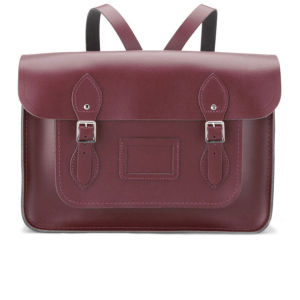 The Cambridge Satchel Company 15 Inch Leather Satchel Backpack - Oxblood