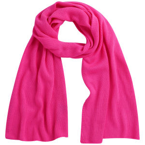 Codello Women's Winter Wonderland Neon Knitted Scarf - Pink