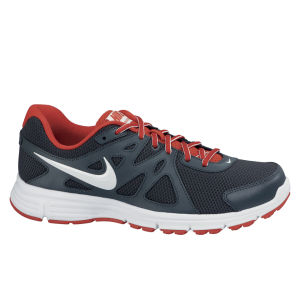 Nike Men s Revolution 2 Running Shoes Charcoal White Red Sports Leisure Zavvi Ireland
