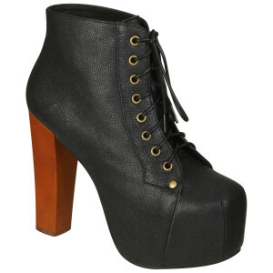 Jeffrey Campbell Women s Lita Shoes Black Leather Allsole