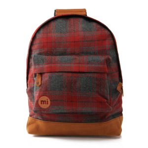 Mi-Pac Plaid Backpack - Red