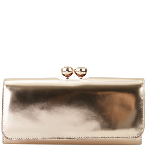 Ted Baker Women's Spinkl Mirrored Leather Purse - Rose Gold