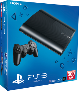PS3 Nieuwe Sony PlayStation 3 Slim Console 500 GB Zwart