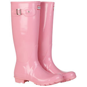 Pink hunter online wellies size 5