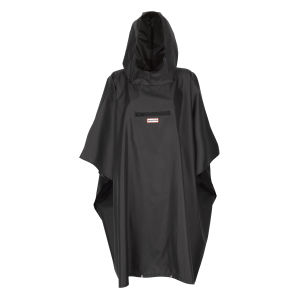HUNT☆Unisex Packable Poncho - Black Hunter Unisex Festival Pocket Poncho - Black | Allsole