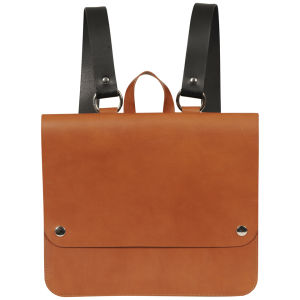 Kate Sheridan Made in England Popper Rucksack Tan Black