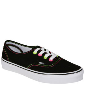 Vans authentic sales black pink