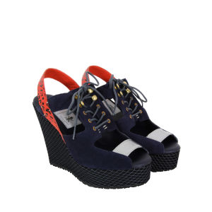 adidas Originals x Opening Ceremony Women's OC New York Marine & Wedge  Sandals - Black | Coggles