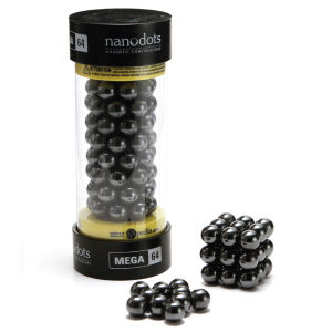 Mega Nanodots Magnetic Constructors Black 64 Dots
