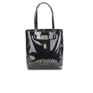 Ted Baker Women s Salcon Bow Plastic Small Tote Bag Black