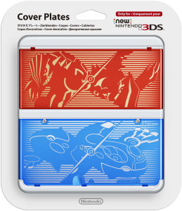 New 3DS Pokémon Omega Ruby Omega Sapphire Cover Plate Nintendo