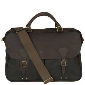 Barbour wax briefcase discount