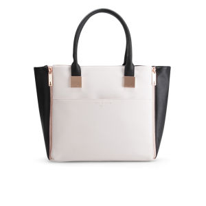 Ted Baker Women's Leyah Cross Hatch Wing Tote Bag - Black/Nude