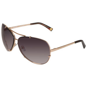 MICHAEL MICHAEL KORS Women s Stella Metal Aviator Style Sunglasses Gold