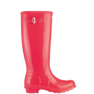 Hunter Women s Festival Fluoro Tall Wellies Neon Pink TheHut