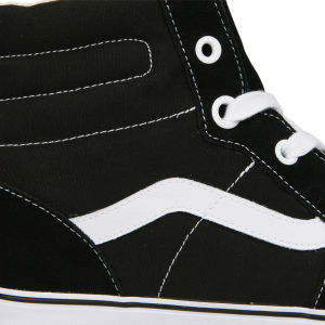 Vans Sk8 Hi Wedge Trainers Black True White Coggles