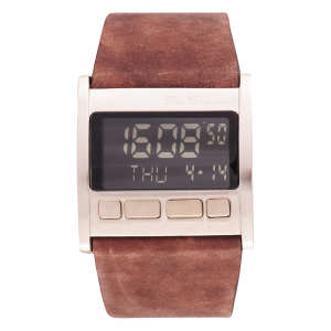 Ben Sherman Men s LCD Brown Leather Strap Watch Zavvi