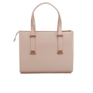 Ted Baker Women's Danika Zip Crosshatch Cross Body Bag - Nude Pink