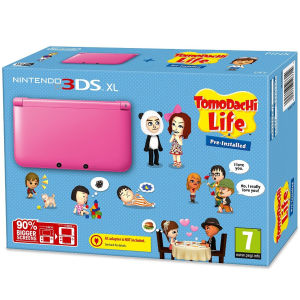 Nintendo 3DS XL Pink Console - Includes Tomodachi Life