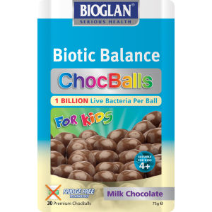 Bioglan Biotic Balance ChocBalls for Kids - Leche (30 bolas)
