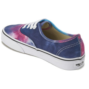 Vans Women s Authentic Tie Dye Trainers Pink Blue Allsole