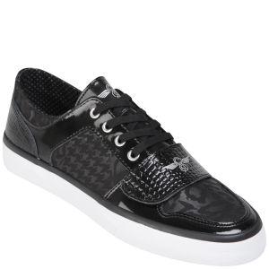 Creative Recreation Men's Cesario Lo Trainers Black Patent Leopard