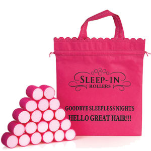 Sleep In Rollers Pink Rollers (20 Rollers plus Iconic Bag)