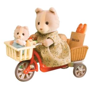 Sylvanian families clearance cycling with mother