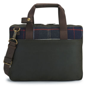 Barbour Tartan Slim Laptop Bag Classic Coggles