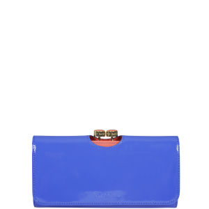 Ted Baker Maggye Bow Bobble Leather Matinee Purse - Bright Blue