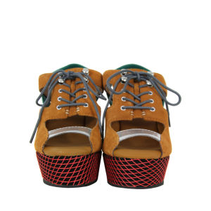 adidas Originals x Opening Ceremony Women's OC New York Saddle Silver Wedge  Sandals - Multi | Allsole