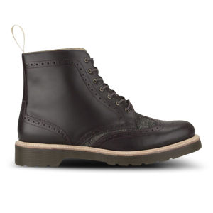 Dr. Martens Men s Windsor Bentley Leather Brogue Boots Oxblood Classic Allsole