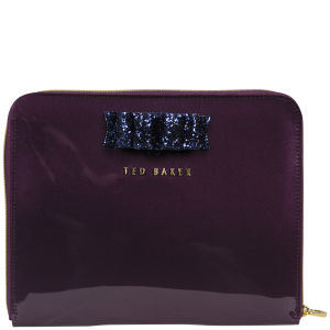 Ted Baker Padcon Glitter Bow iPad Case - Deep Purple