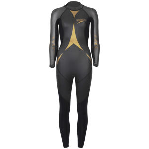 Communistisch ik zal sterk zijn zwavel Speedo Women's Triathlon Thin Pro Wetsuit - Black/Gold | ProBikeKit.com