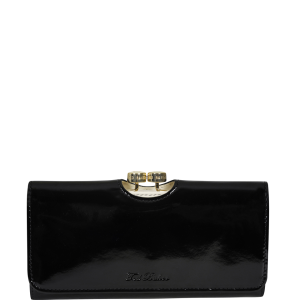 Ted Baker Maggye Bow Bobble Leather Matinee Purse - Black
