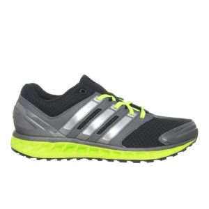 adidas Men s Falcon Elite 3 Running Shoes Black Silver Green 7