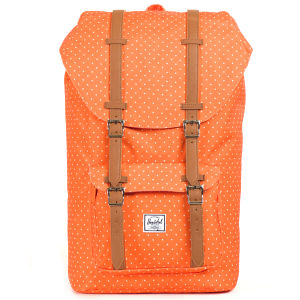 Herschel Supply Co. Little America Backpack - Orange Polka Dot