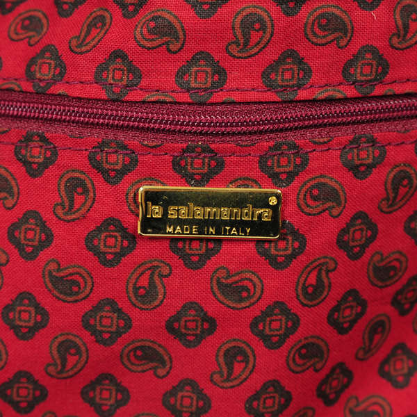 La Salamandra Vintage Italian Leather Tote Bag