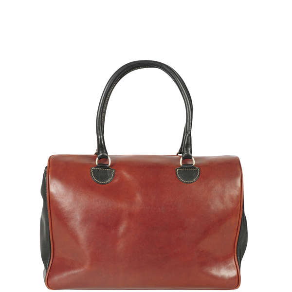 La Salamandra Vintage Italian Leather Tote Bag