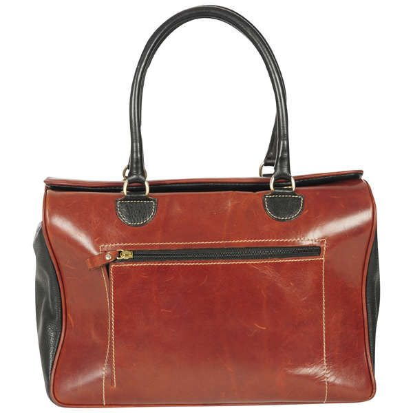 La Salamandra Vintage Italian Leather Tote Bag