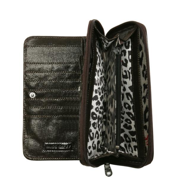 Miss Sixty Logo Front Large Patent Purse