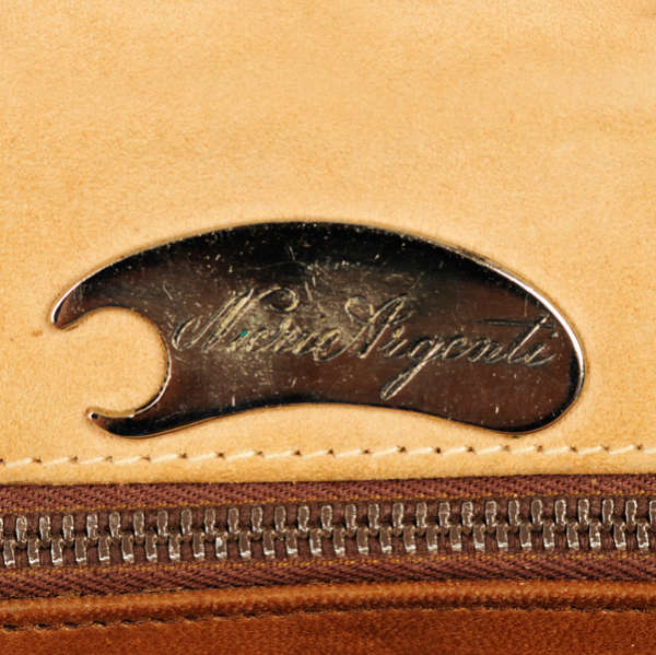 Nieri Argenti Vintage Italian Soft Suede Frame Shoulder Bag