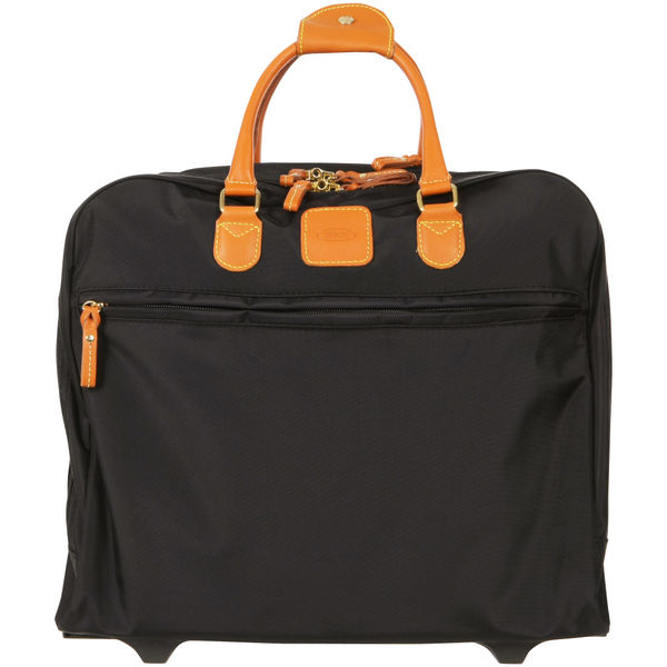 Bric's X -Bag X -Travel Trolley Business Briefcase - Black/Tan