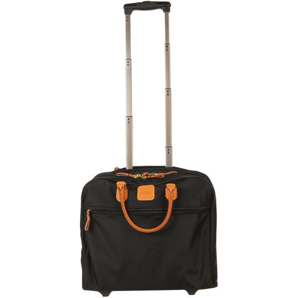 Bric's X -Bag X -Travel Trolley Business Briefcase - Black/Tan